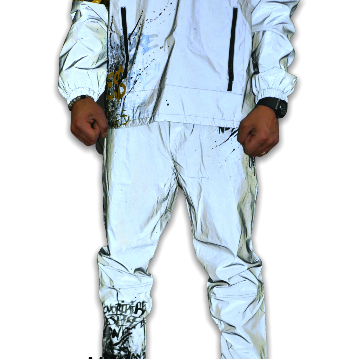 Y€$ - Reflective custom jacket